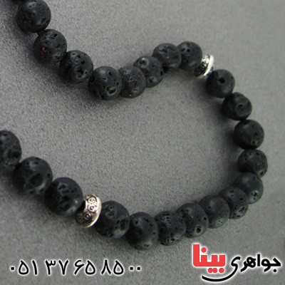 تسبیح آتشفشانی اسفنجی 33 دانه ای آرامش بخش _کد:15006