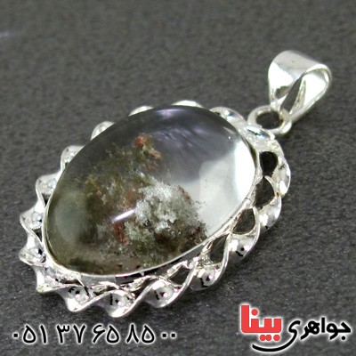 گردنبند در منظره ای زنانه با طرح برگ درختان _کد:15062