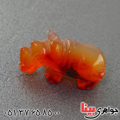 سنگ عقیق ناب تراش کرگردن _کد:15148