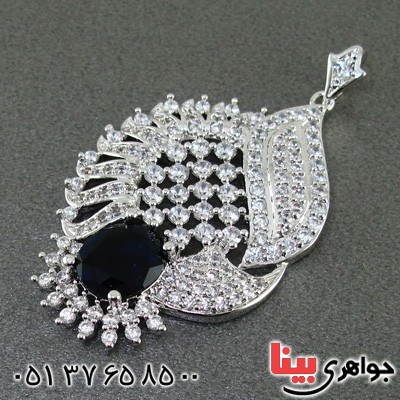 گردنبند یاقوت کبود زنانه مجلسی _کد:15173