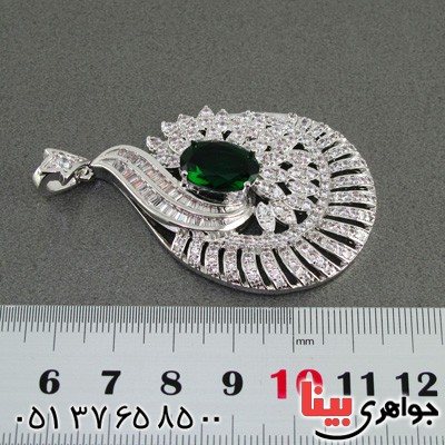 گردنبند زمرد زنانه درشت مجلسی _کد:15199