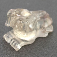 سنگ کوارتز زلال تراش سگ 