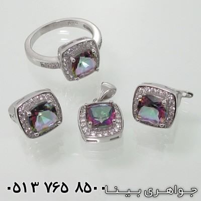 سرویس توپاز هفت رنگ مربعی