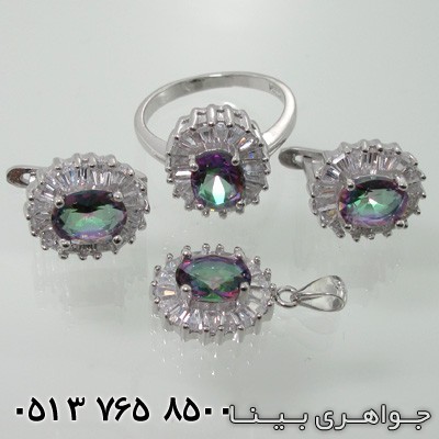 سرویس توپاز هفت رنگ بیضی باگت