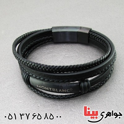 دستبند چرم طبیعی طرح مونث بلنک _کد:15239