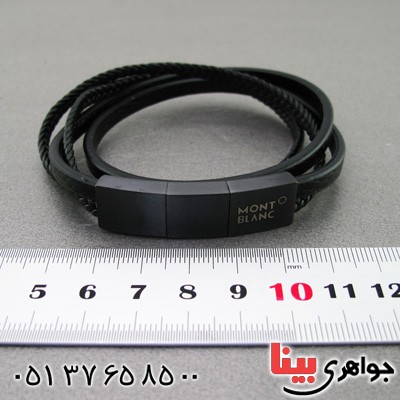 دستبند چرم طبیعی طرح مونث بلنک _کد:15256