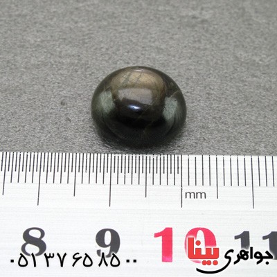 نگین انگشتر یاقوت کبود درشت دامله رتیلی _کد:15278