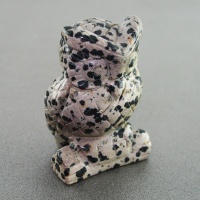 سنگ عقیق خزه ای  تراش جغد 