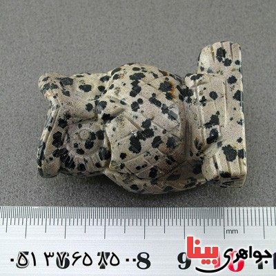 سنگ عقیق خزه ای  تراش جغد _کد:15315