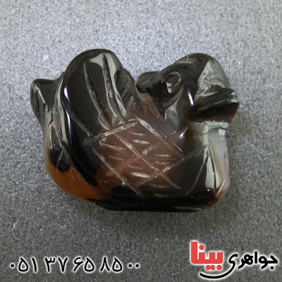 سنگ عقیق خوشرنگ تراش گنجشک