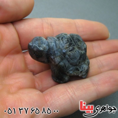 سنگ عقیق خوشرنگ تراش لاک پشت _کد:15319