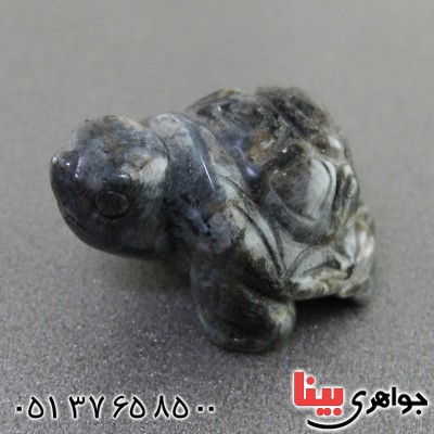 سنگ عقیق خوشرنگ تراش لاک پشت _کد:15319