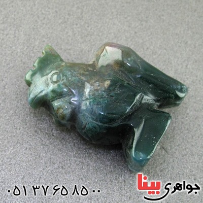 سنگ عقیق خوشرنگ تراش خروس _کد:15321