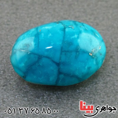 نگین انگشتر فیروزه نیشابوری خوشرنگ _کد:15503