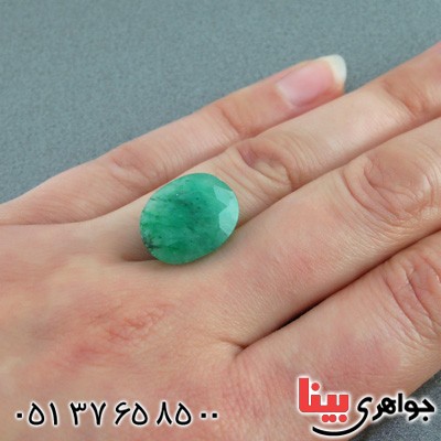 نگین انگشتر زمرد درشت خوشرنگ _کد:15509