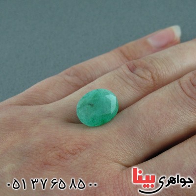 نگین انگشتر زمرد خوشرنگ و زیبا _کد:2074