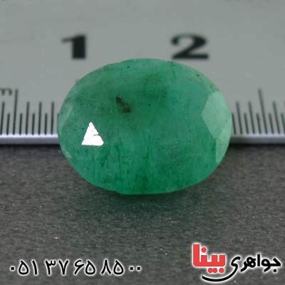 نگین انگشتر زمرد خوشرنگ و زیبا _کد:2074