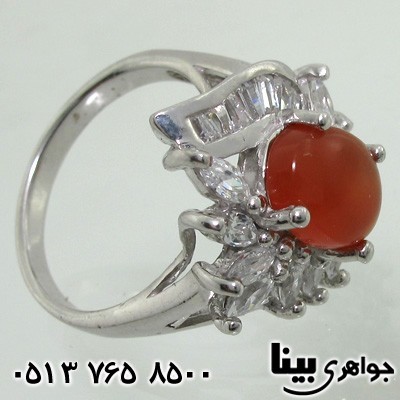 انگشتر عقیق یمنی خورشید
