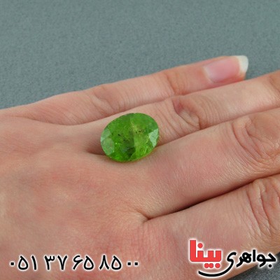 نگین انگشتر زبرجد درشت خوشرنگ _کد:15530