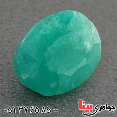 نگین انگشتر زمرد درشت خوشرنگ و خوش طرح _کد:2078