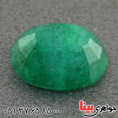نگین انگشتر زمرد درشت و خوشرنگ _کد:15537