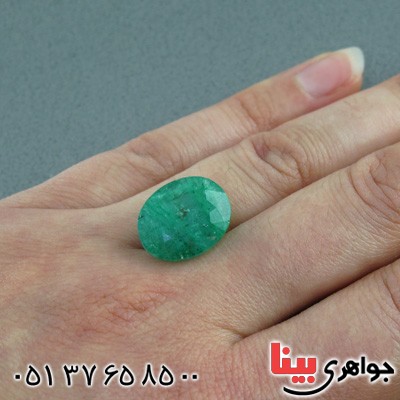 نگین انگشتر زمرد درشت و خوشرنگ _کد:15537