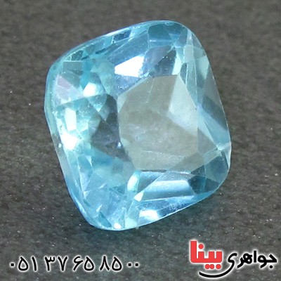 نگین انگشتر توپاز آبی خاص AAA _کد:15551