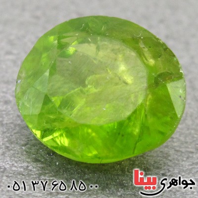 نگین انگشتر زبرجد شفاف و خوشرنگ _کد:15554