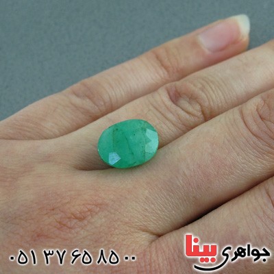 نگین انگشتر زمرد خوشرنگ و زیبا _کد:2083