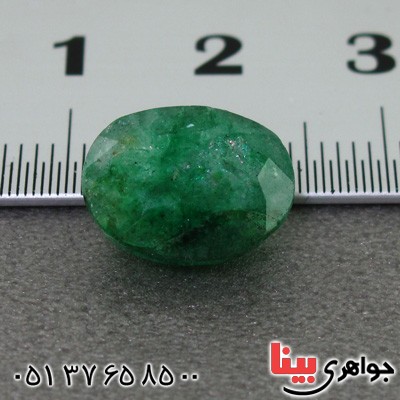 نگین انگشتر زمرد خوشرنگ و زیبا _کد:15559