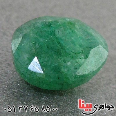 نگین انگشتر زمرد خوشرنگ و خوش طرح _کد:15565