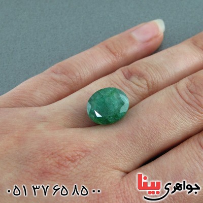 نگین انگشتر زمرد خوشرنگ و خوش طرح _کد:15565