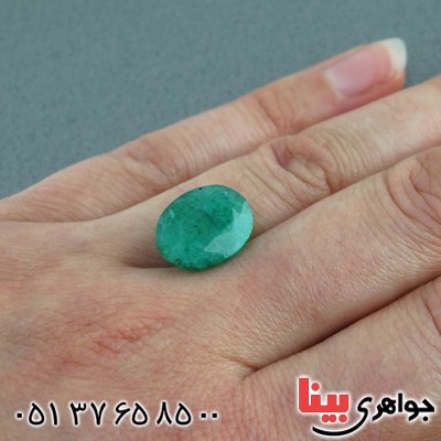 نگین انگشتر زمرد خوشرنگ و زیبا _کد:2085