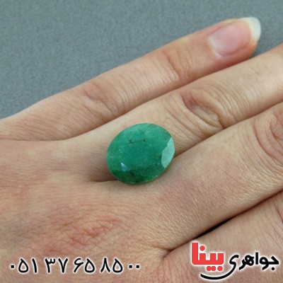 نگین انگشتر زمرد درشت خوشرنگ _کد:2086