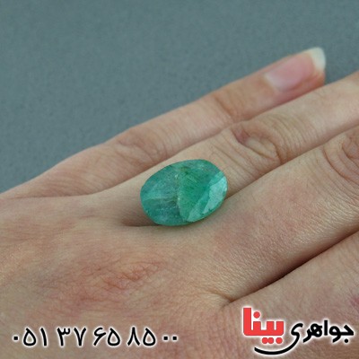 نگین انگشتر زمرد درشت خوشرنگ _کد:15569