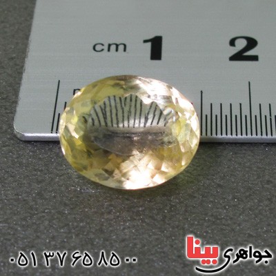 نگین انگشتر سیترین درشت و شفاف _کد:15589