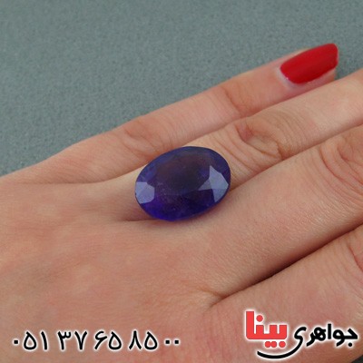 نگین انگشتر آمتیست درشت خوشرنگ و خاص _کد:15593