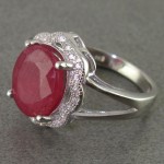 رودیوم زنانه مدل گلبرگ _کد:15610