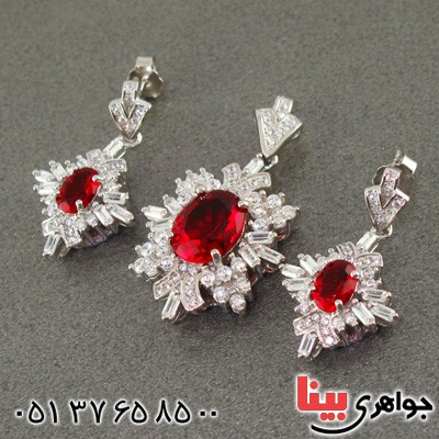 سرویس یاقوت سرخ زنانه رودیوم مجلسی _کد:15615