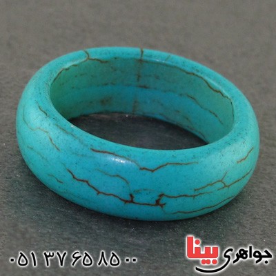 انگشتر فیروزه هیمالیا رینگی ساده _کد:15618