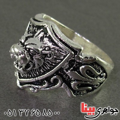 انگشتر مردانه شیرنشان _کد:15624