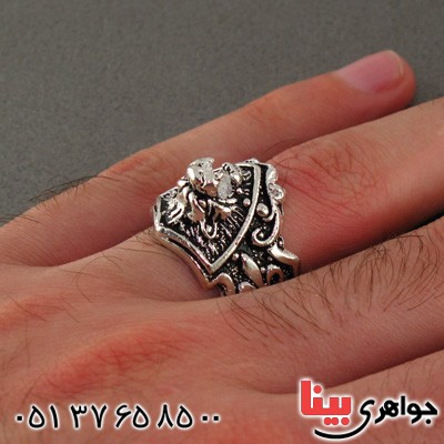 انگشتر مردانه شیرنشان _کد:15624