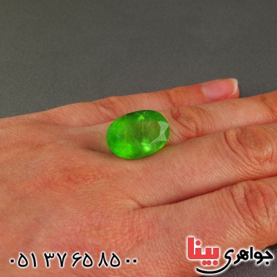 نگین انگشتر زبرجد درشت و صاف _کد:2118