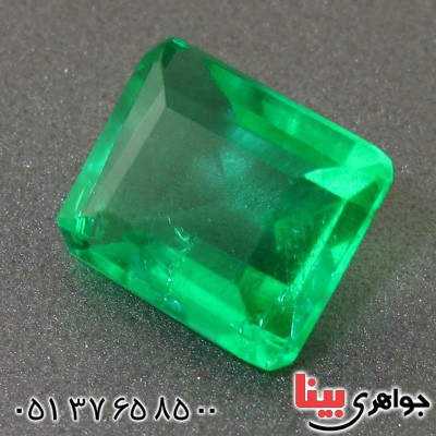 نگین انگشتر زمرد شفاف درشت AAA _کد:15655