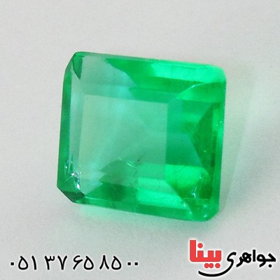 نگین انگشتر زمرد شفاف درشت AAA _کد:15655