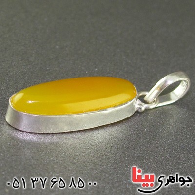 گردنبند عقیق شرف الشمس خوشرنگ دور ساده _کد:15656