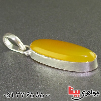 گردنبند عقیق شرف الشمس خوشرنگ دور ساده _کد:15656