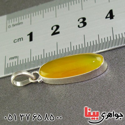 گردنبند عقیق شرف الشمس خوشرنگ دور ساده _کد:15656
