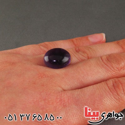 نگین انگشتر آمتیست دامله درشت _کد:15658