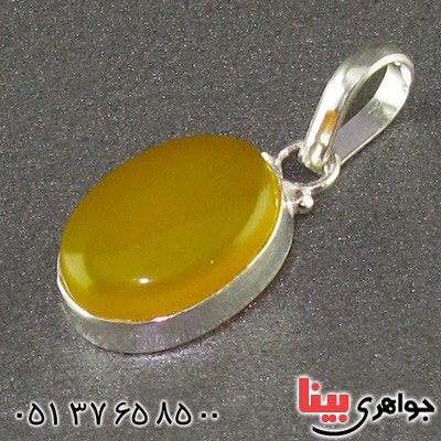 گردنبند عقیق شرف الشمس دور ساده _کد:15660